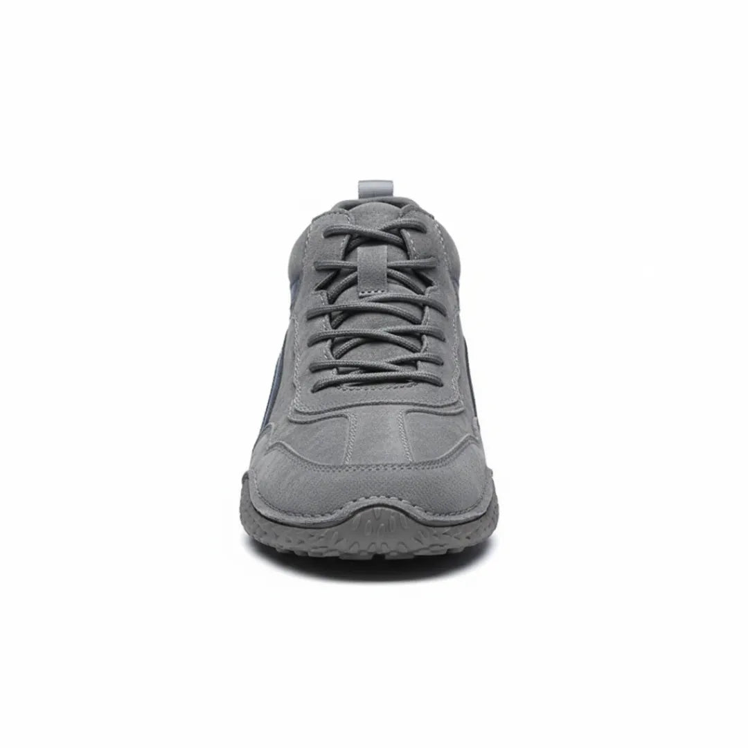 Arvid Leren Herenschoenen - Comfortabele Hoge Sneakers met Antislip