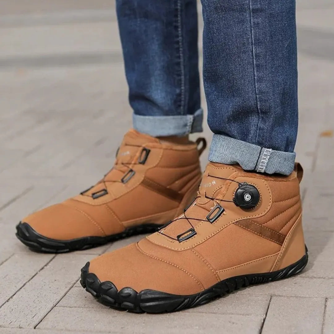 Axton Barefoot Winterboots – Laarzen met Warme Voering & Boa Sluiting