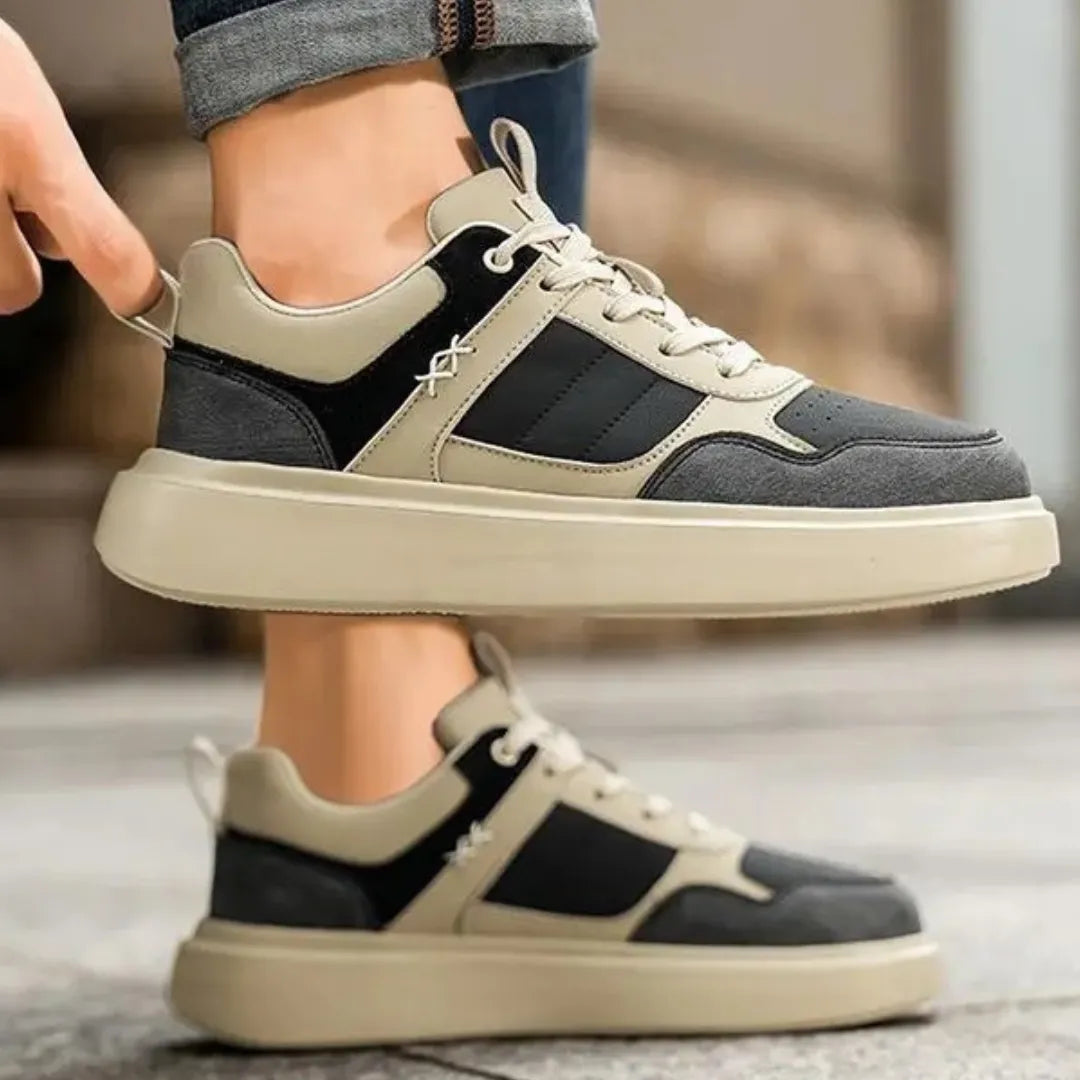 Riley Leren Sneakers Heren – Waterdichte Lage Sneakers