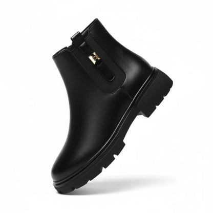 Raya Gevoerde Enkellaarzen Dames – Warme Snowboots met Rits