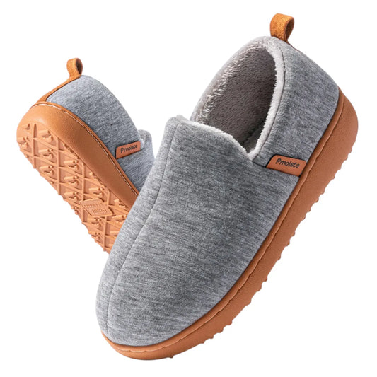Pantoffels met Harde Zool & Fleece Voering - Warme Sloffen