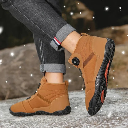 Axton Barefoot Winterboots – Laarzen met Warme Voering & Boa Sluiting
