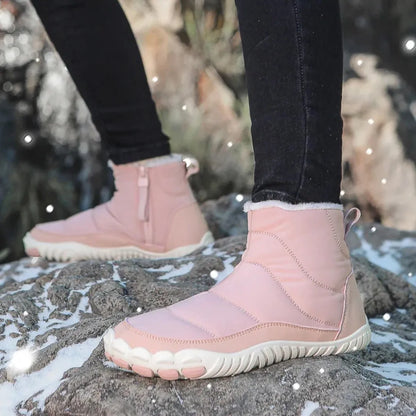 Nola Barefoot Snowboots Dames – Winter Schoenen met Antislip Zool