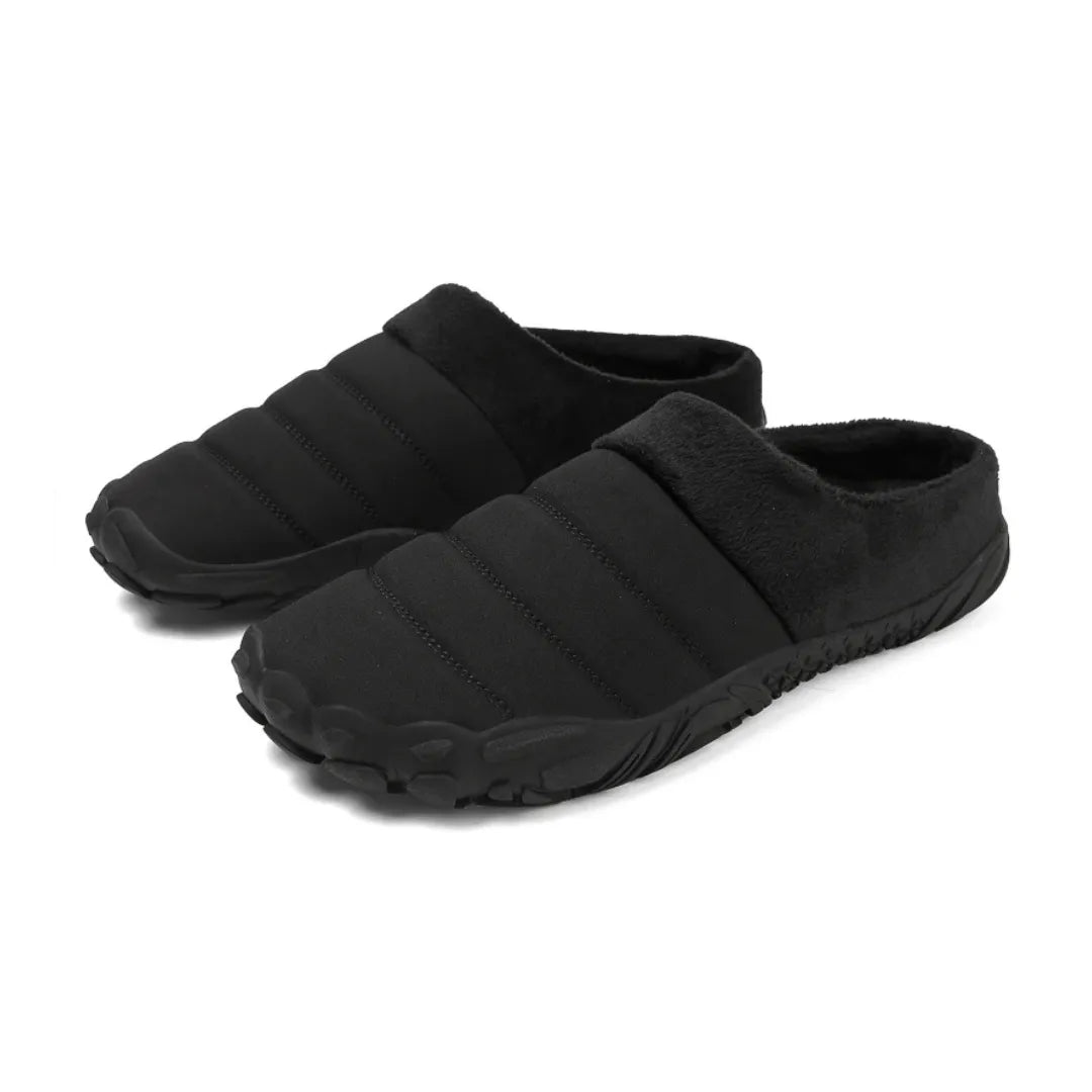 Toby Barefoot Pantoffels – Warme Pluche Slippers met Antislip Zool