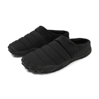 Toby Barefoot Pantoffels – Warme Pluche Slippers met Antislip Zool