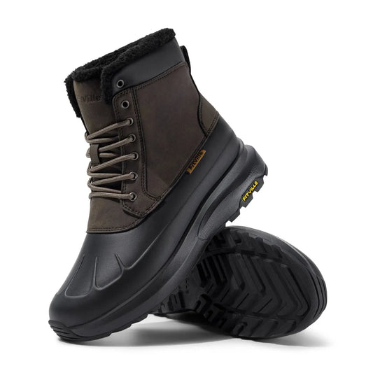 Piet Heren Winterlaarzen – Gevoerde Snowboots met Brede Teendoos