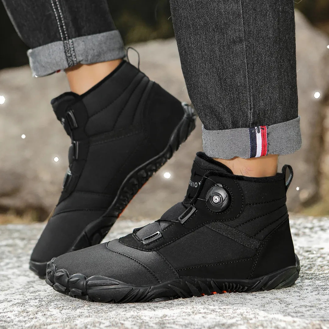 Axton Barefoot Winterboots – Laarzen met Warme Voering & Boa Sluiting