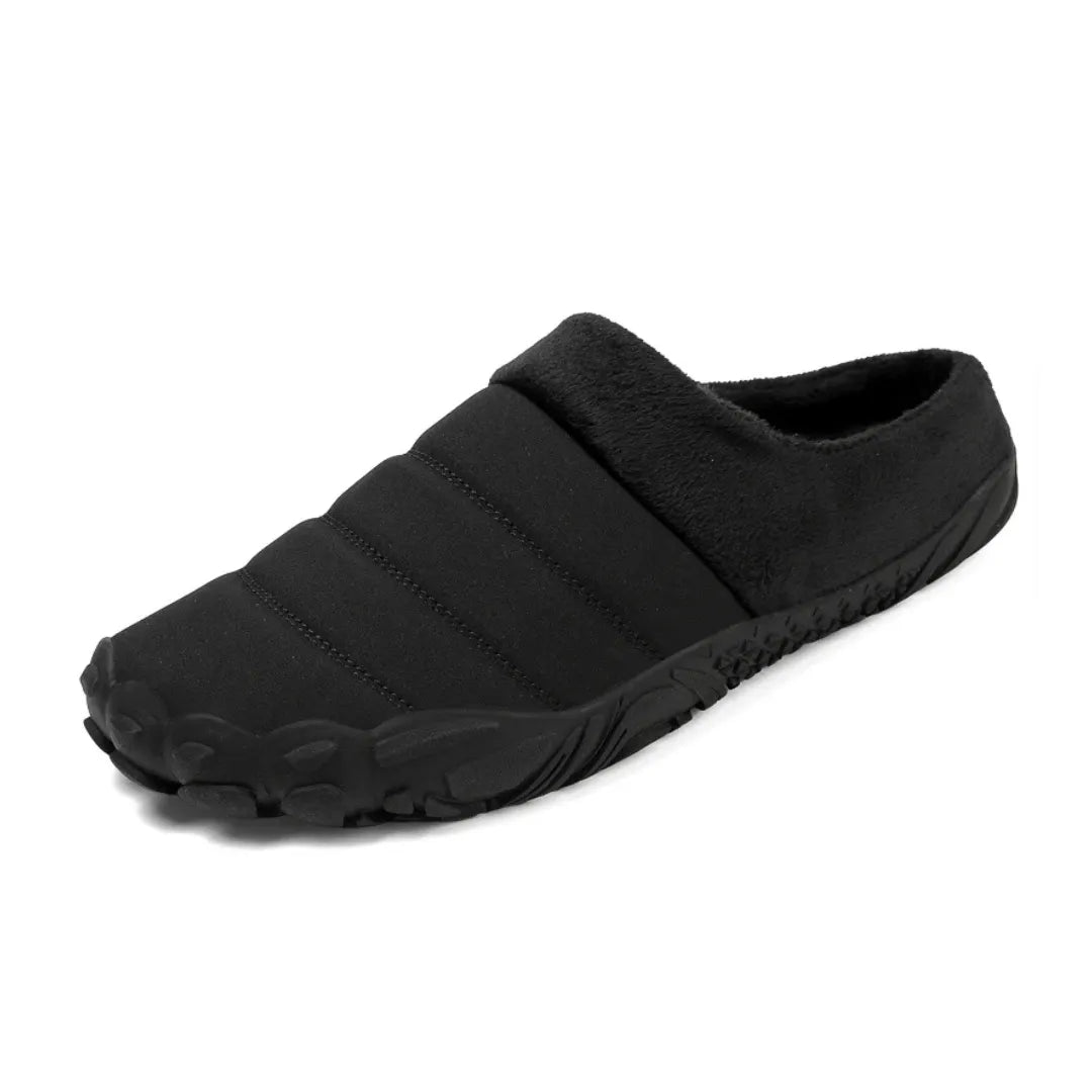 Toby Barefoot Pantoffels – Warme Pluche Slippers met Antislip Zool