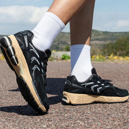 RunWave Hardloop Sneakers Heren - Comfortabele Retro Sportschoenen