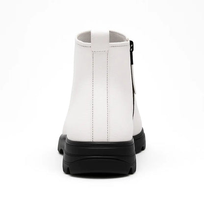 Zeno Leren Enkellaarzen Heren – Comfortabele Schoenen met Rits