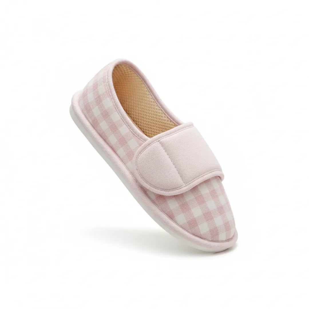 Reni Diabetes Pantoffels Dames – Orthopedische Sloffen met Klittenband