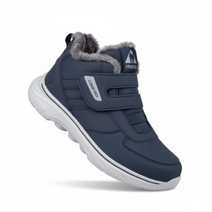 Lars Heren Snowboots met Klittenband – Diabetes Schoenen met Voering