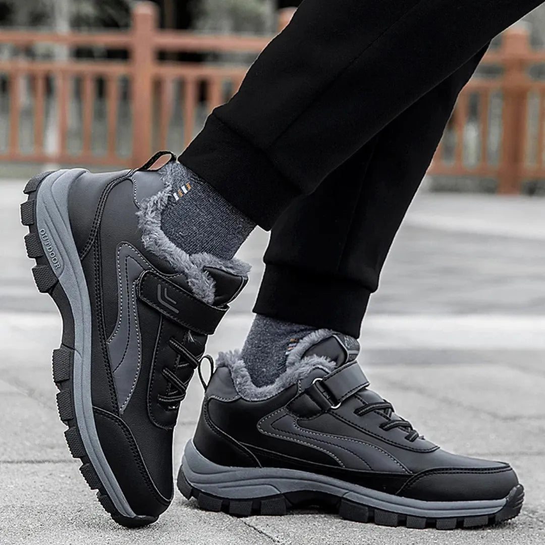 Wandelschoenen Heren Waterdicht - Dempende Schoenen met Klittenband