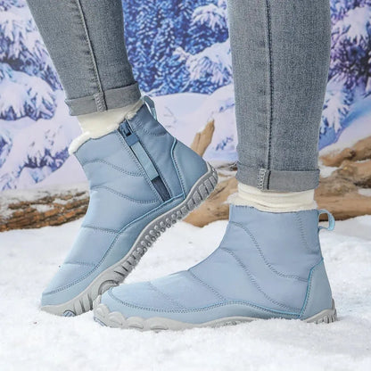Nola Barefoot Snowboots Dames – Winter Schoenen met Antislip Zool