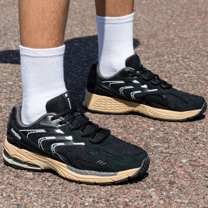 RunWave Hardloop Sneakers Heren - Comfortabele Retro Sportschoenen