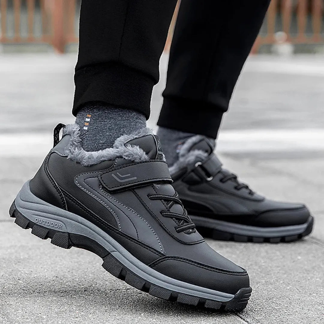 Wandelschoenen Heren Waterdicht - Dempende Schoenen met Klittenband