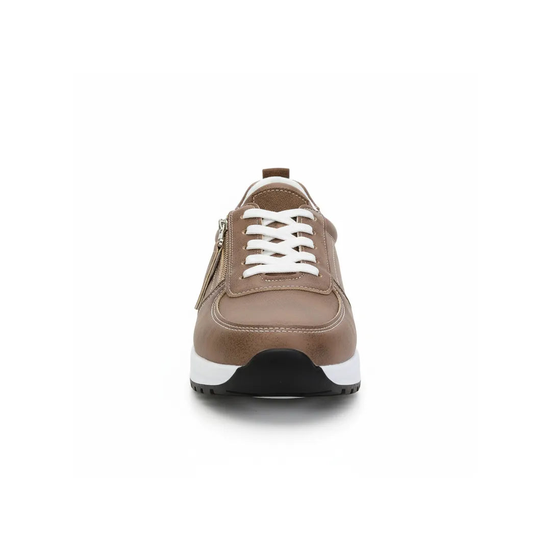 Livia Dames Sneakers - Comforabele Veterschoenen met Demping