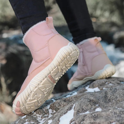 Nola Barefoot Snowboots Dames – Winter Schoenen met Antislip Zool