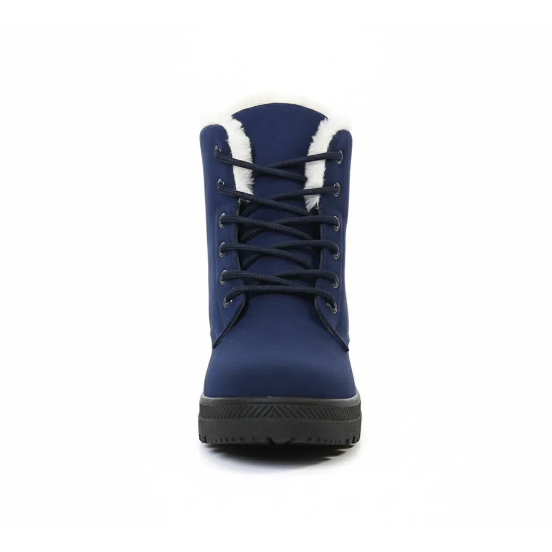 Dames Winterboots – Warme Enkellaarsjes met Voering en Antislip Zool