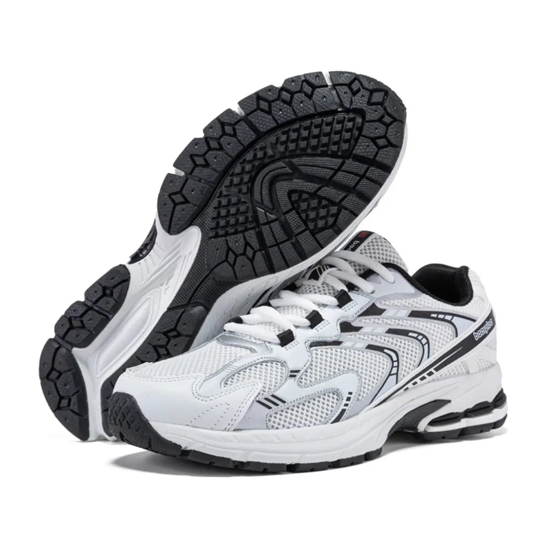 RunWave Hardloop Sneakers Heren - Comfortabele Retro Sportschoenen