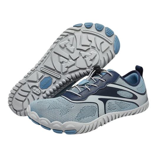 Miro Barefoot Wandelsneakers met Elastische Veters – Zero Drop Zool