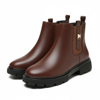Raya Gevoerde Enkellaarzen Dames – Warme Snowboots met Rits