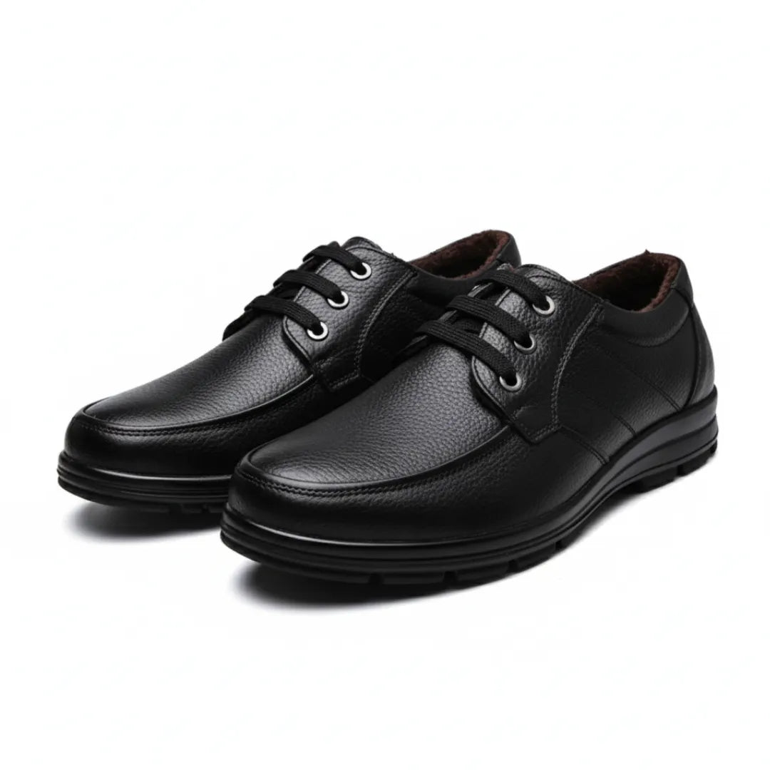 Ed Leren Veterschoenen Heren – Pluche Voering voor Gevoelige Voeten
