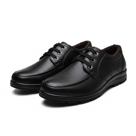 Ed Leren Veterschoenen Heren – Pluche Voering voor Gevoelige Voeten