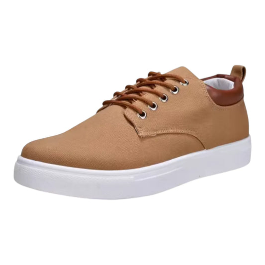 Casual Sneakers Heren - Schoenen met Vetersluiting & Uitneembare Zool