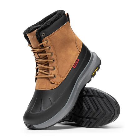 Piet Heren Winterlaarzen – Gevoerde Snowboots met Brede Teendoos