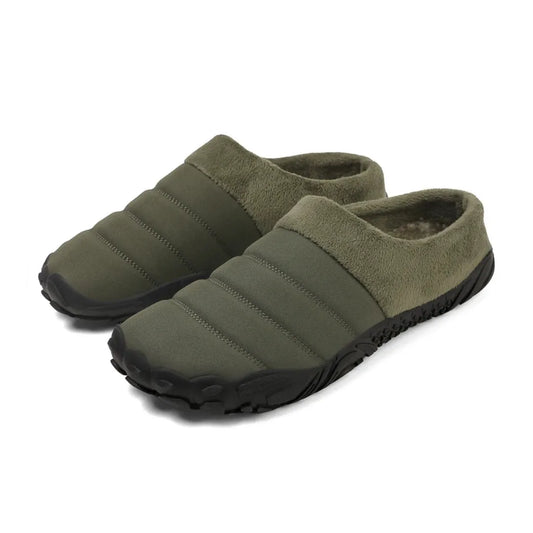 Toby Barefoot Pantoffels – Warme Pluche Slippers met Antislip Zool