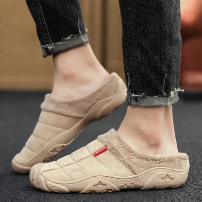 Pantoffels Heren – Comfortabele Warme Sloffen met Zachte Zool