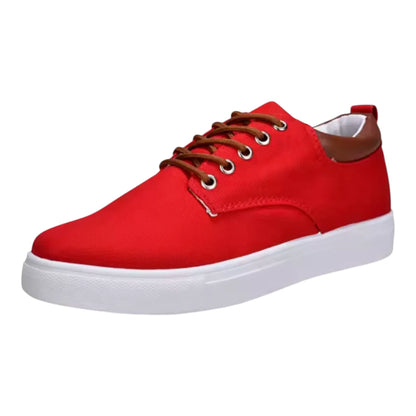 Casual Sneakers Heren - Schoenen met Vetersluiting & Uitneembare Zool