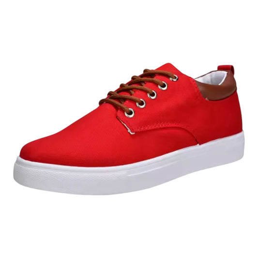 Casual Sneakers Heren - Schoenen met Vetersluiting & Uitneembare Zool