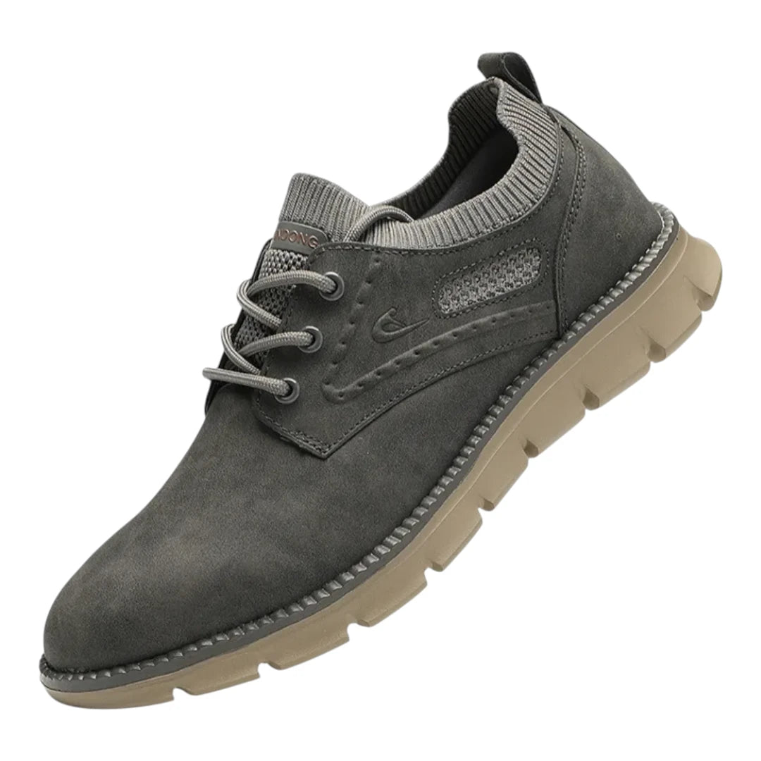 Casual Leren Schoenen Heren - Flexibele Zool & Ademend Design