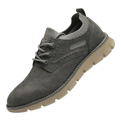 Casual Leren Schoenen Heren - Flexibele Zool & Ademend Design