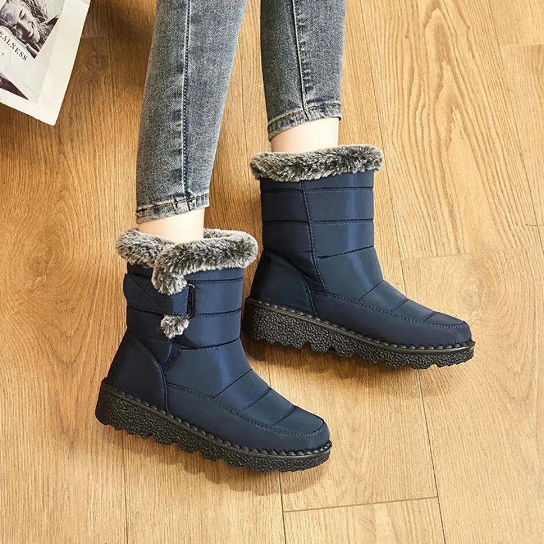 Fenna Dames Snowboots – Waterdichte Laarzen met Warme Voering