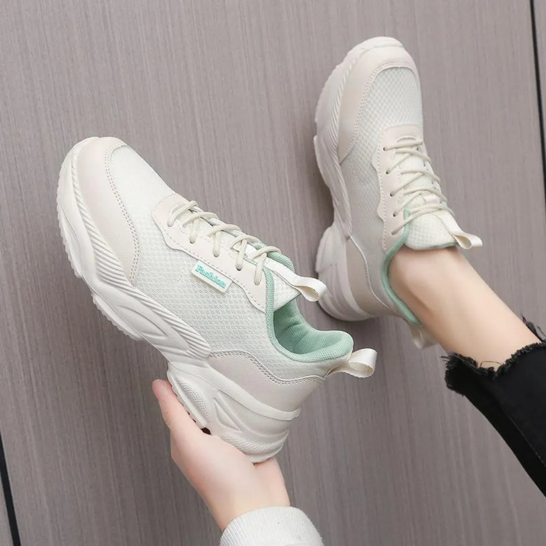 Dames Sneakers met Demping - Schoenen met Uitneembare Zool