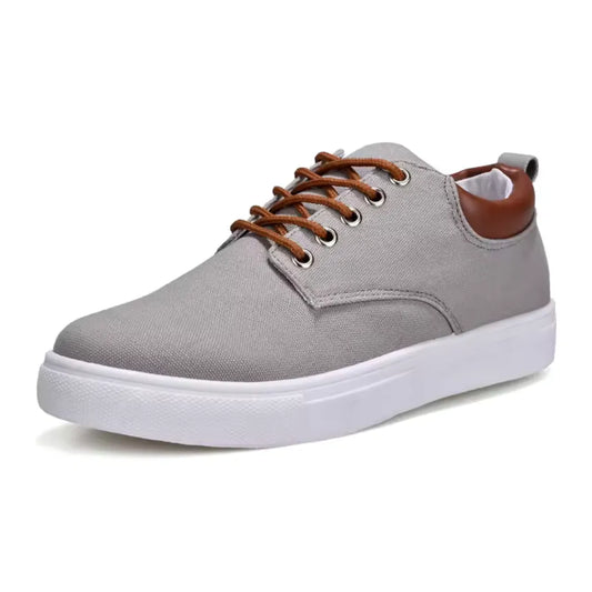 Casual Sneakers Heren - Schoenen met Vetersluiting & Uitneembare Zool