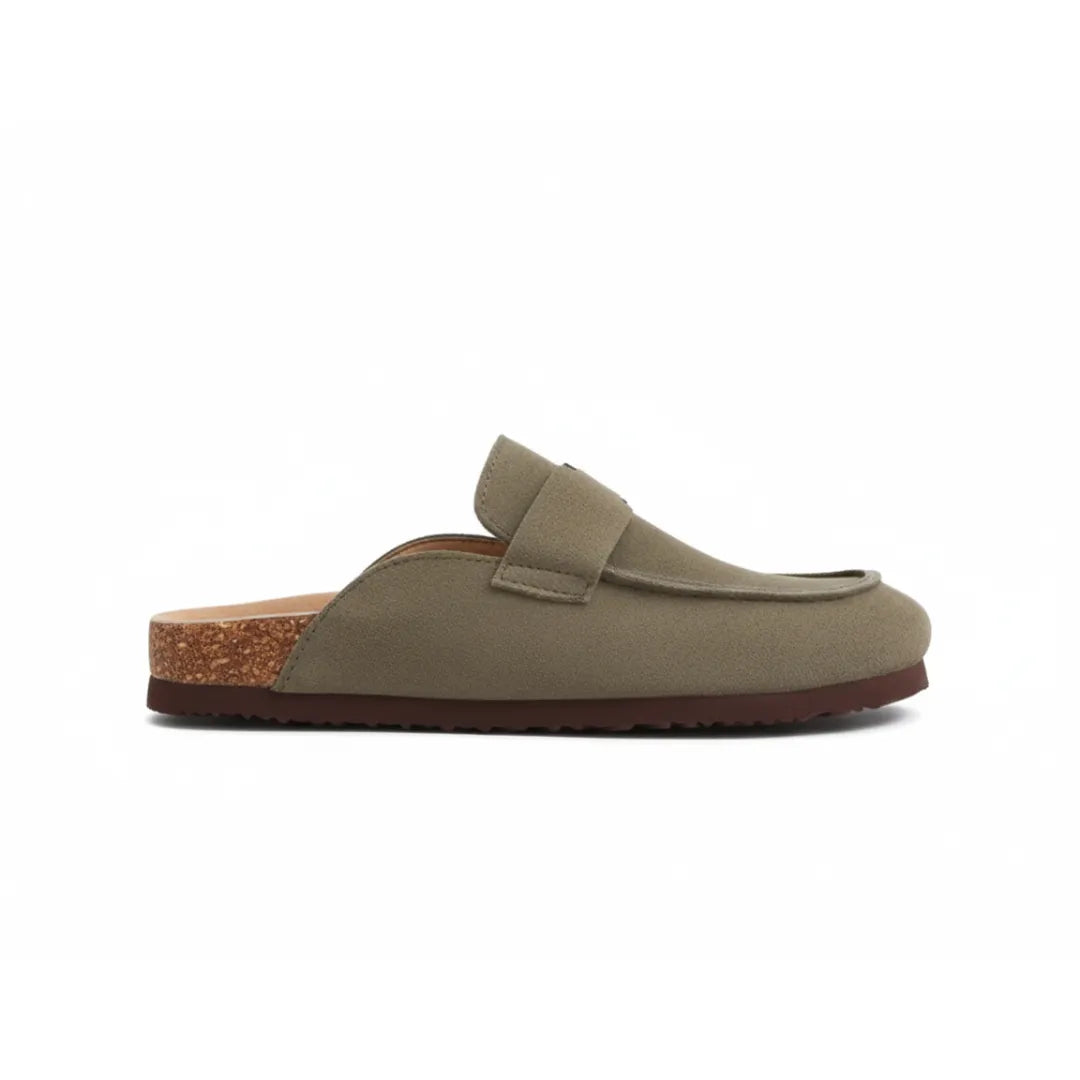 Mone Suède Pantoffels Dames - Comfortabele Clogs met Harde Zool