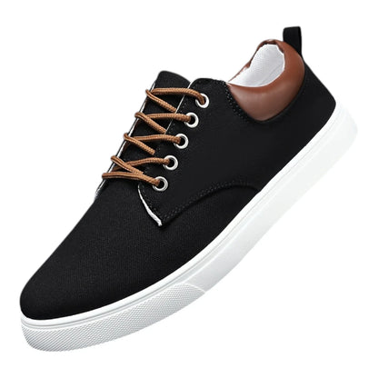Casual Sneakers Heren - Schoenen met Vetersluiting & Uitneembare Zool