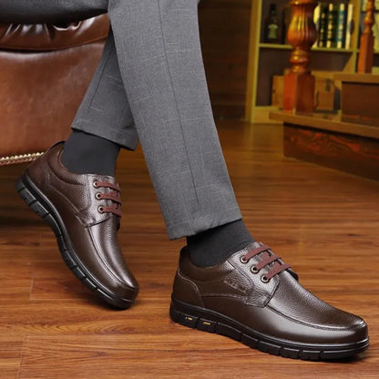 Mason Leren Veterschoenen Heren