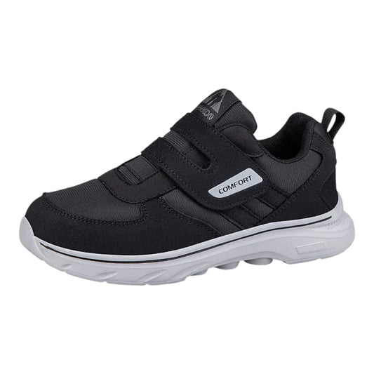 Heren Diabetes Schoenen met Hakje - Schoenen met Klittenband & Demping