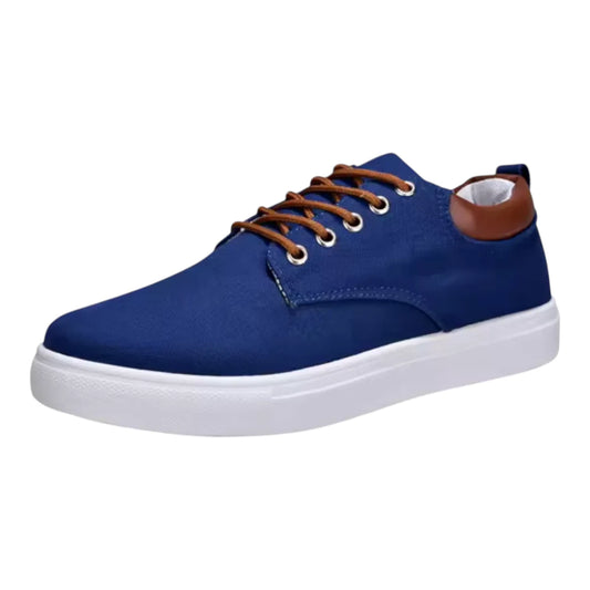 Casual Sneakers Heren - Schoenen met Vetersluiting & Uitneembare Zool
