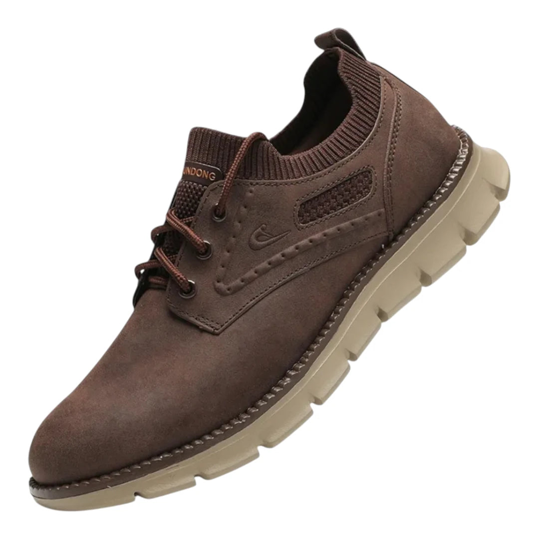 Casual Leren Schoenen Heren - Flexibele Zool & Ademend Design