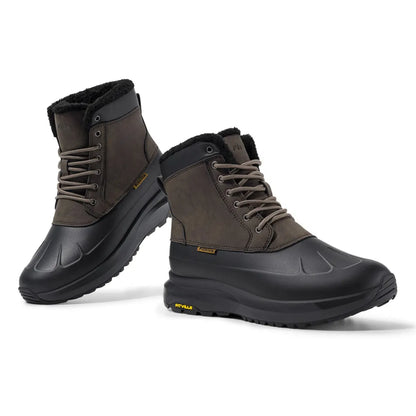 Piet Heren Winterlaarzen – Gevoerde Snowboots met Brede Teendoos