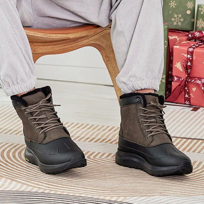 Piet Heren Winterlaarzen – Gevoerde Snowboots met Brede Teendoos