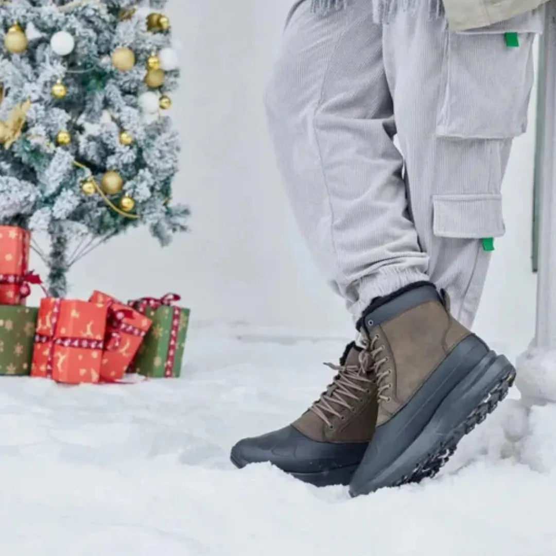 Piet Heren Winterlaarzen – Gevoerde Snowboots met Brede Teendoos