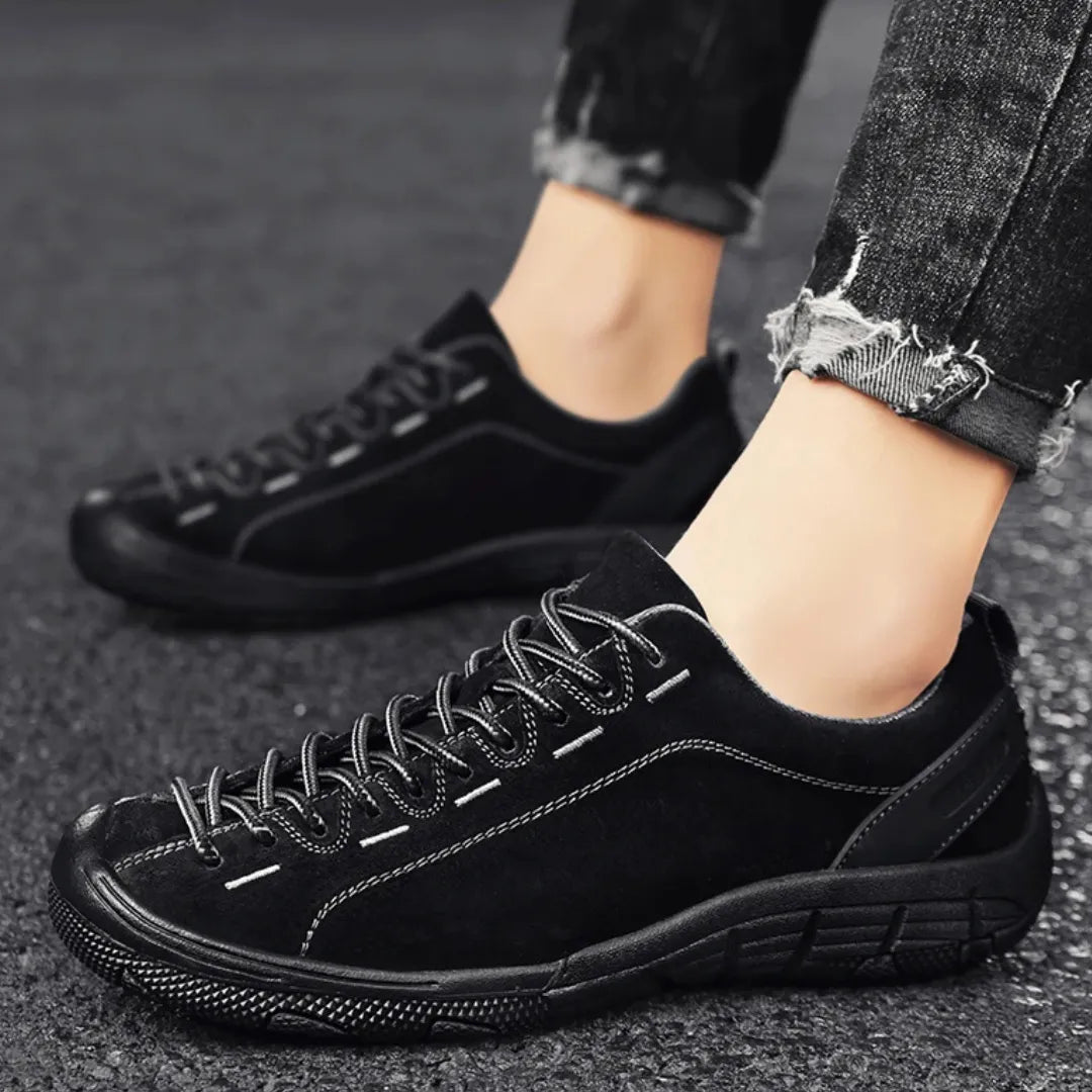 Suède Wandelschoenen Heren - Sneakers met Hielversteviging & Demping