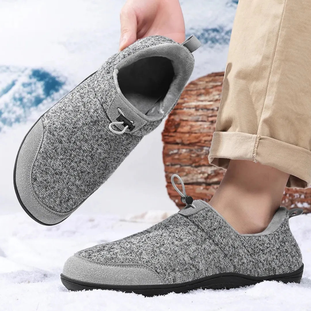 Jari Barefoor Pantoffels Heren - Warme Sloffen met Flexibele Zool